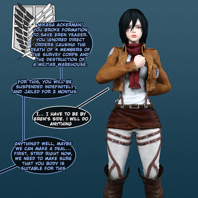 3D Grakio - Enhanced Mikasa