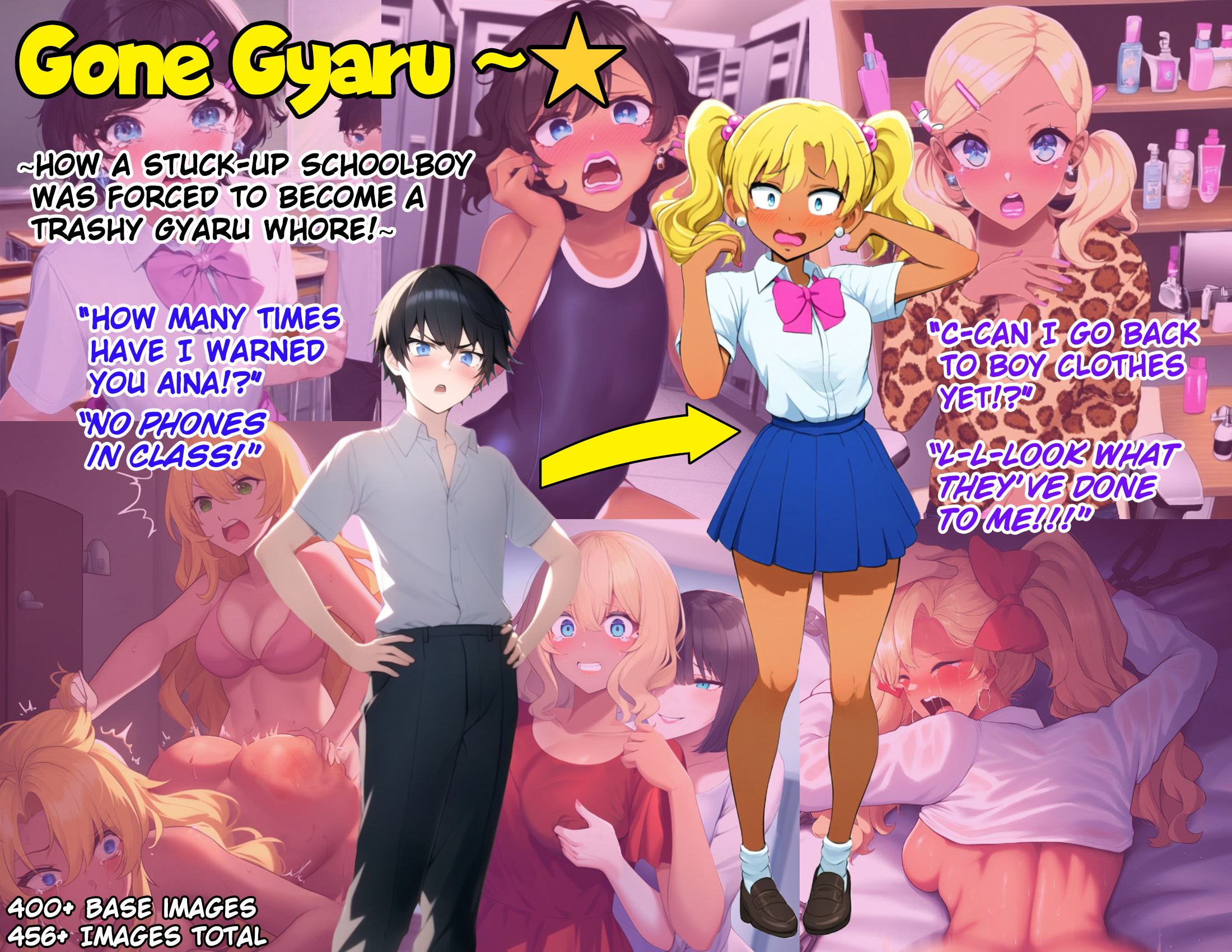 NovelChef - Gone Gyaru (Parts 1-16) AI Generated