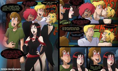 Hermit Moth - Shaggy and Fred Party with the Hex Girls