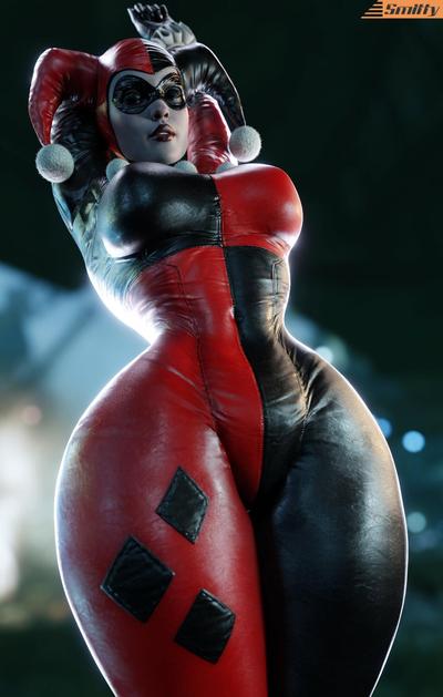 3D Smitty34 - Harley Quinn