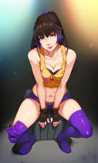 Sexy Girls from Popular Anime Shows and Games by Feguimel