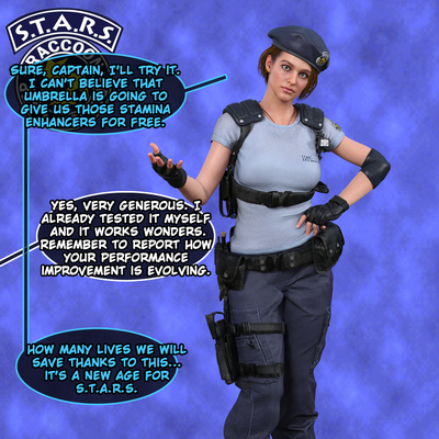 3D Grakio - Jill Valentine Bimbofication