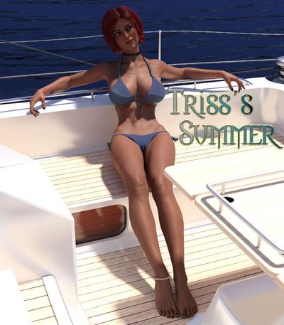 3D Redhead on Yacht