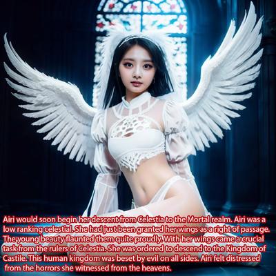 3D Airi The Fallen Goddess - AI generated