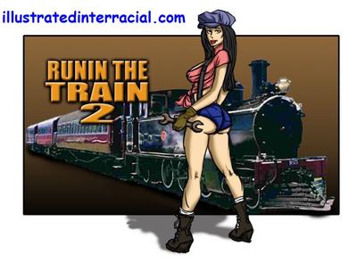 Illustratedinterracial - Runin a Train 2