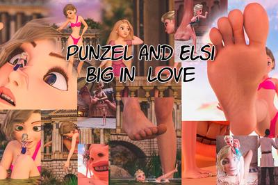 3D Punzel and Elsi: Big in Love