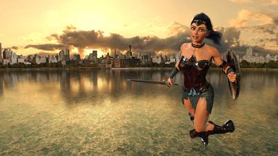 3D whilakers - Diana the Amazon the monstrous and the Divine+No Text