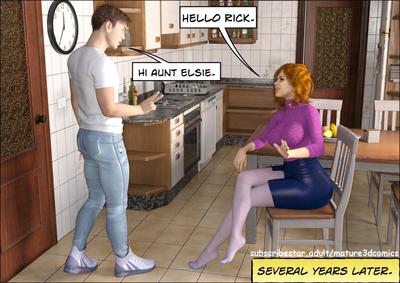 3D Mature3DComics - Aunt Elsie Pantyhose