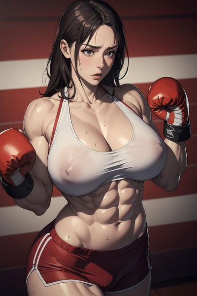 [AI Generated] Muscle Girl