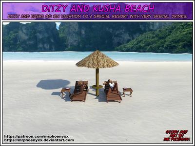 3D Mr. Phoenyxx - Ditzy And Kusha Beach