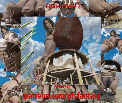 3D GTSFantasy1 - Giantess Claire 2