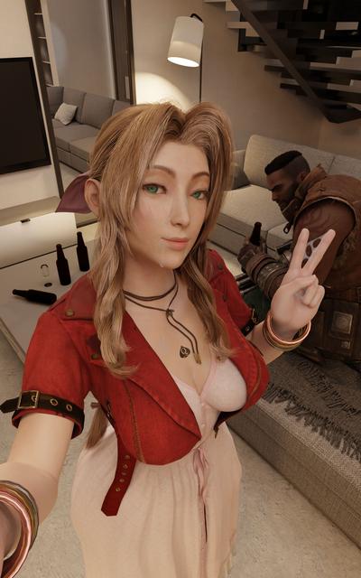 3D Eskandart - Commision Work - Aerith