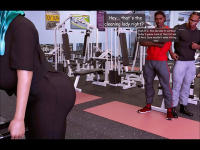 3D Mature3Dcomics - Working Out With BBC