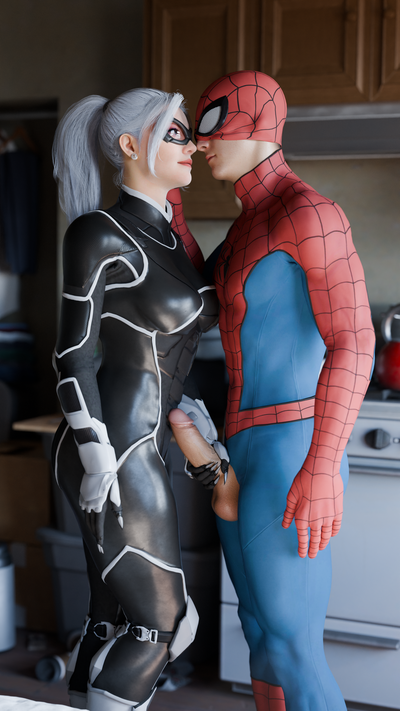 3D [R34noob] Peter x Felicia (Spider-Man PS4)