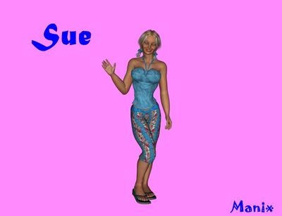 3D Sue Home From School Full by Manix