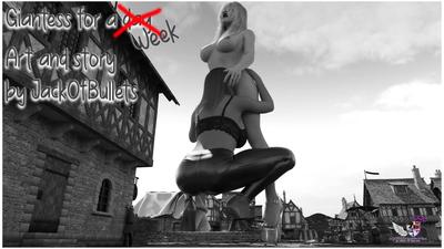 3D JOB - Giantess for a Week