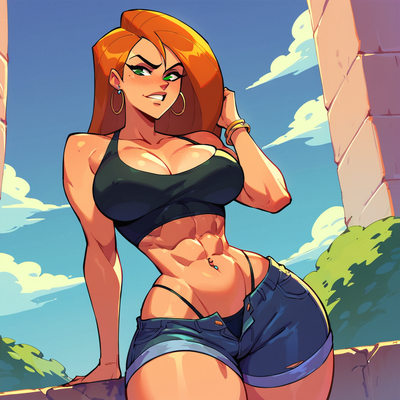 3D AI Generated - Kim Possible