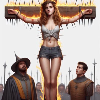 3D Darkstories - Superheroine Peril Art - Hermione Granger