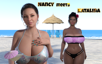 3D Penshaw - Beach Bunnies - Nancy meets Katalina