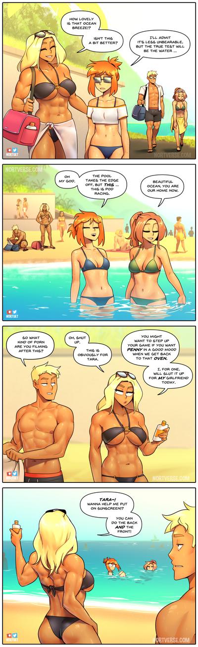 Nortuet - Tara & Beverly - 4koma English (ongoing)