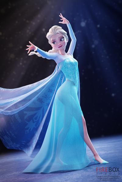 3D Frozen - Elsa Collection by Firebox Studio