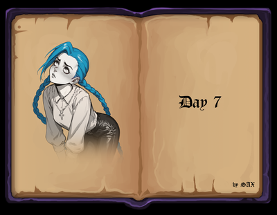 SAX - Jinx's Journey - Day 7 - AI Generated