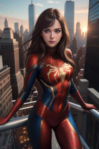 3D UnrealHeaven - Spider-Girl (Part 2)