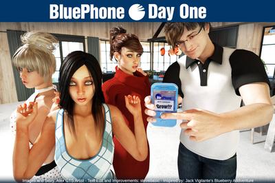 3D AlexGTS - Blue Phone