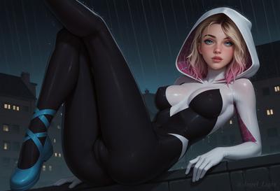 3D Angellight - Spider Gwen