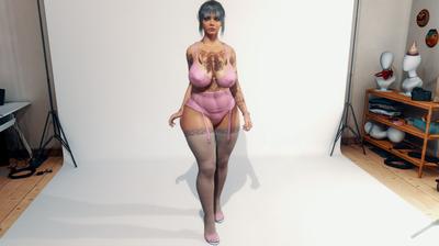 3D Lordas45 - Sexy Tattoo Girl Eva