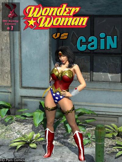 3D Mrbunnyart - Wonder Woman vs Cain