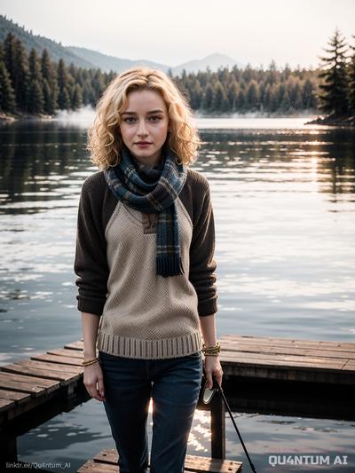 3D AI Julia Garner - Ozark TV Series - AI Generated