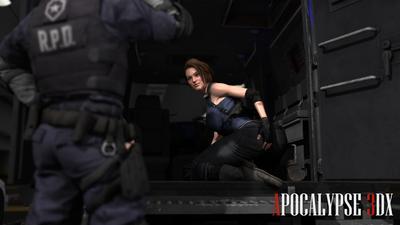 3D Apocalypse3DX - Jill and Leon: Breaking in the Rookie