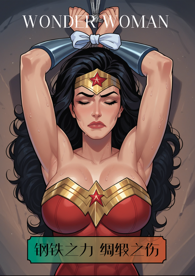 3D Wonder Woman - The power of steel, the wound of satin