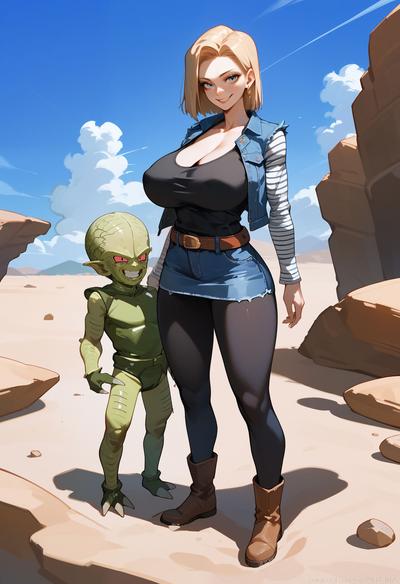 ETUS - Do Android18 Birth Saibaiman's Child