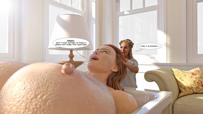 3D GiantPoser - Amanda's Family: The Bathtub