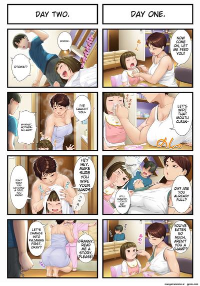 Hentai [Heiantei (Frame, Jagaimo)] Youka-go Tsuma no Haha o Daku | Eight Days With My Wife's Mother [English]