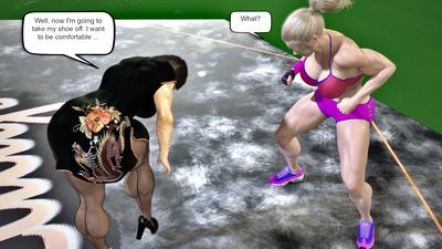 3D HardcoreLadys - Hitomi vs Hemy 2