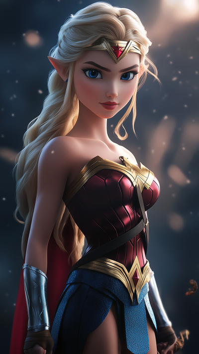 3D PrincessAI - Wonder Woman Collection