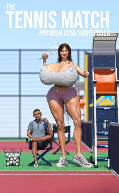 3D GiantPoser - The Tennis Match