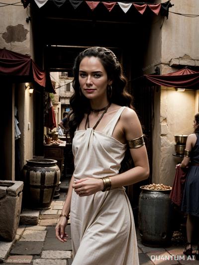 3D AI Lena Headey # 300 Spartans Queen Gorgo Ancient Greece - AI Generated