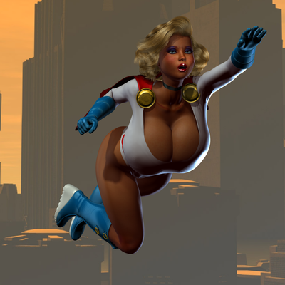 3D SuperHeroineCentral - Power Girl Post Mortem 1