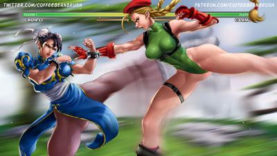 Hentai Coffeebeanbrush - Chun li x Cammy