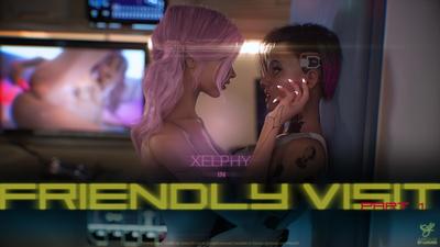 3D AmourEtLuxure - Xelphy visits a dear friend