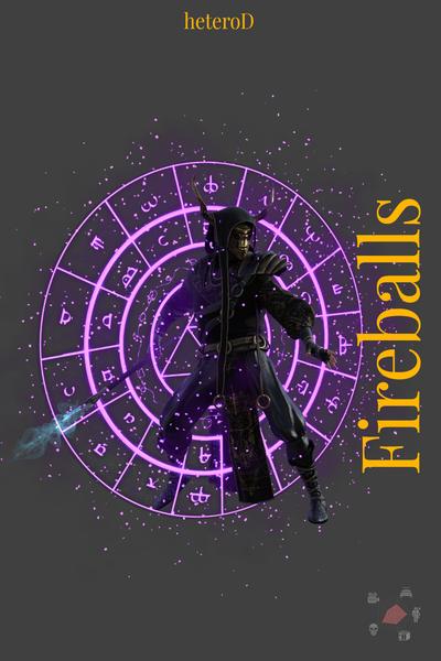 3D Fireballs by HeteroDcomics