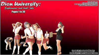 3D FemdomWizardry - Dion University: Sophomores and boob-jobs