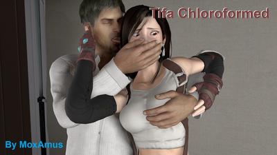 3D MoxAmus - Tifa Chloroformed + Bonus Image Set