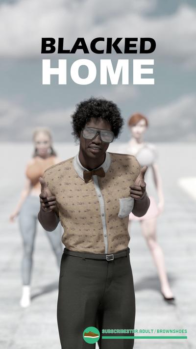 3D Brown Shoes - Blacked Home