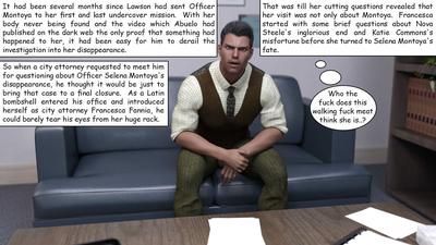 3D Garethan - Undercover III Comic Fatal Ending - Francesca & Evangeline