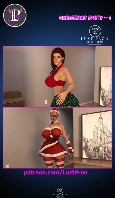 3D Lustpron - Christmas Party Ch. 1
